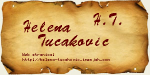 Helena Tucaković vizit kartica